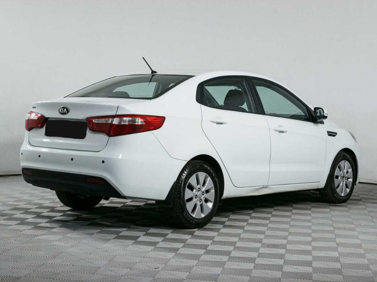 Kia Rio 4-speed, 2013 - фото №4