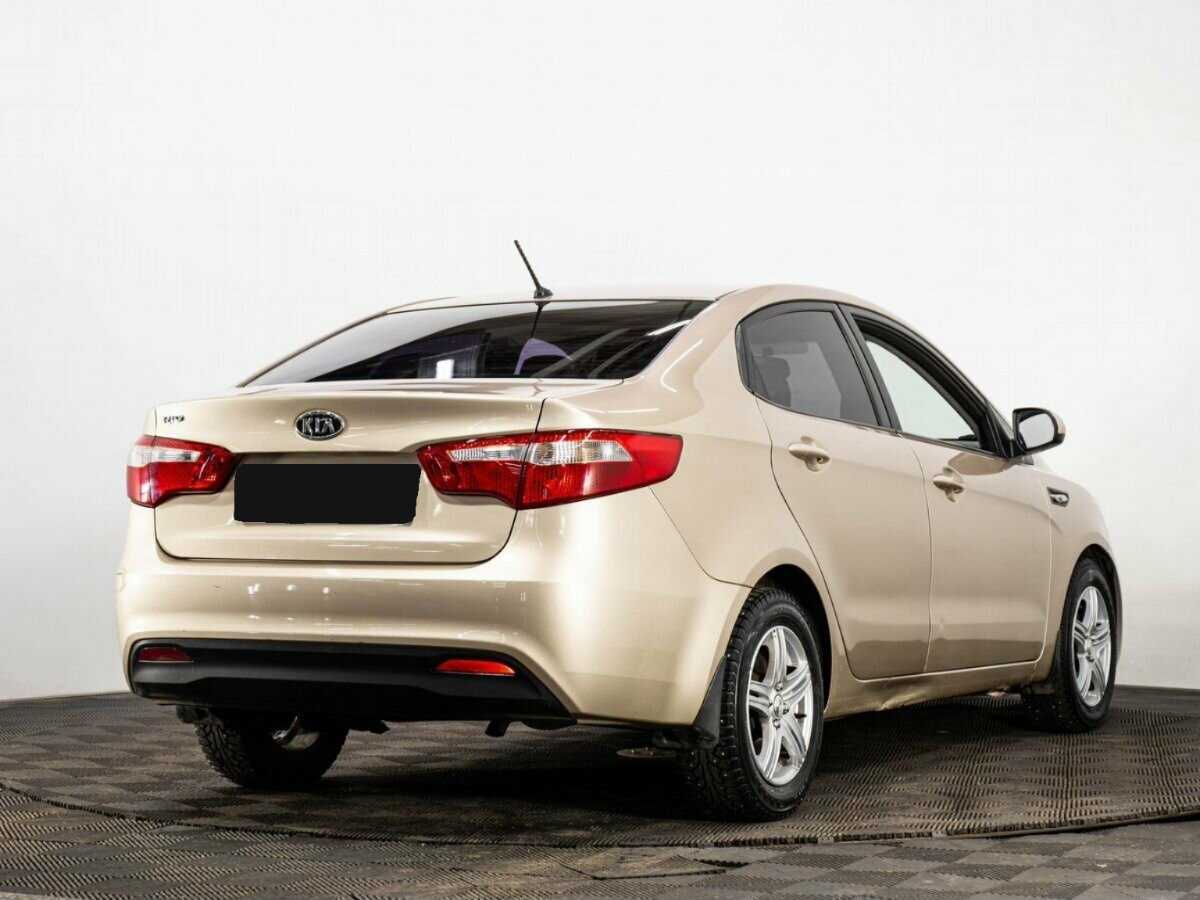 Kia Rio 4-speed, 2012 - фото №4